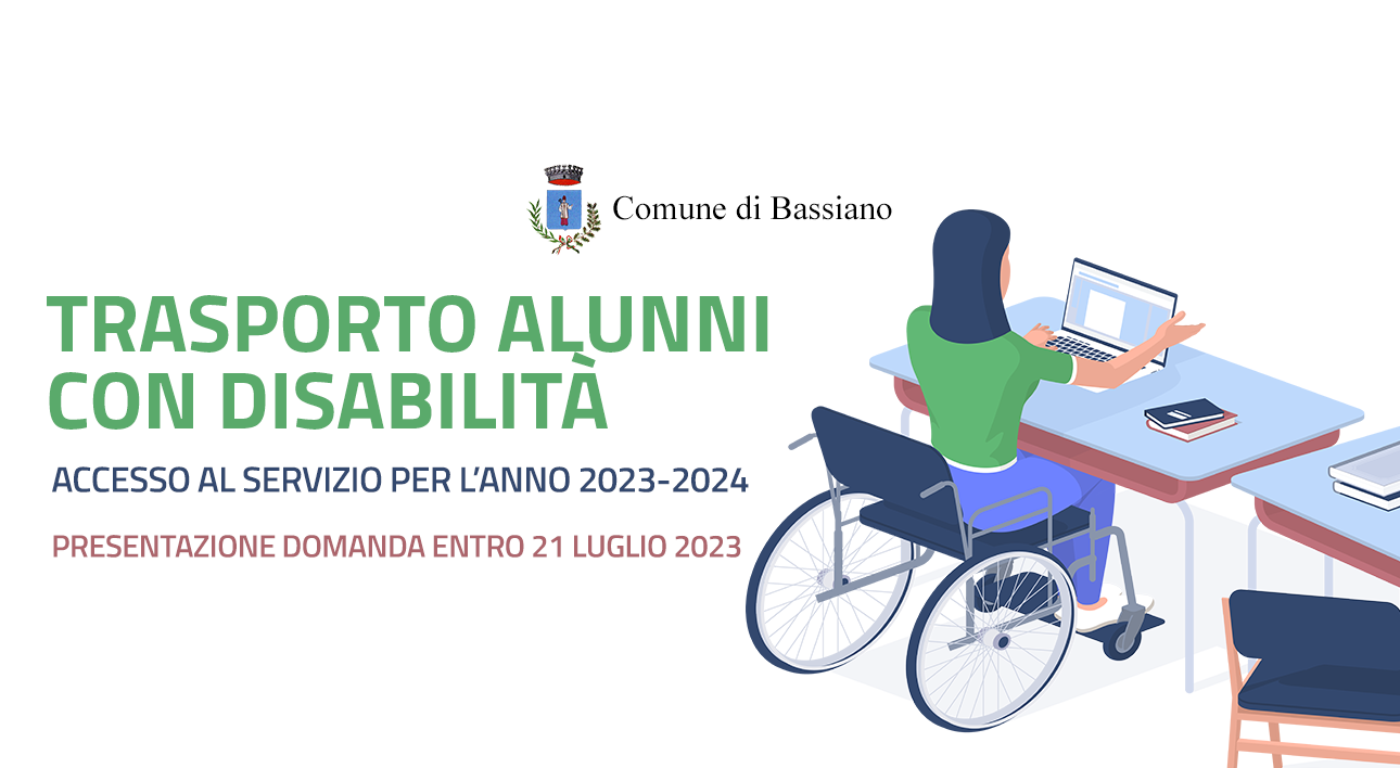 ANTEPRIMA BASSIANO 2023 trasporto alunni disabili