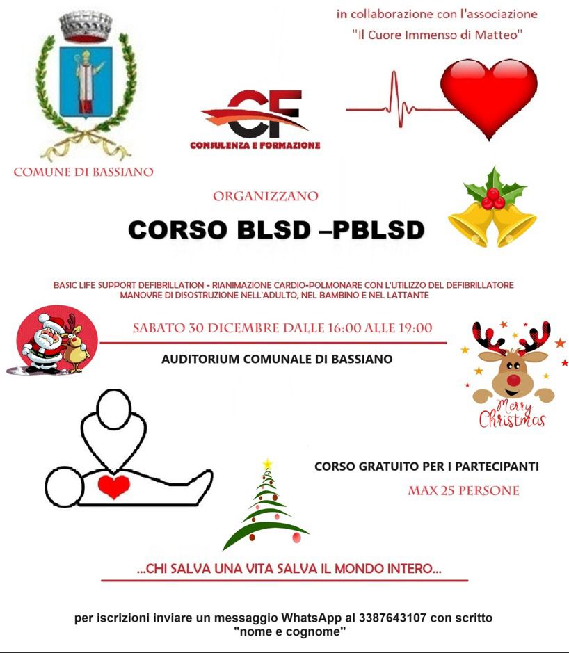 Corso BLSD - PBLSD