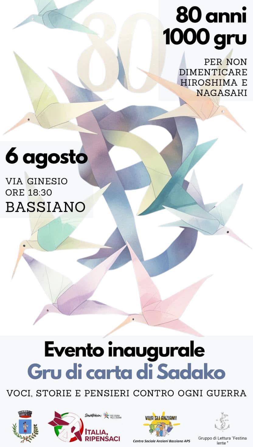 Gru di carta di Sadako