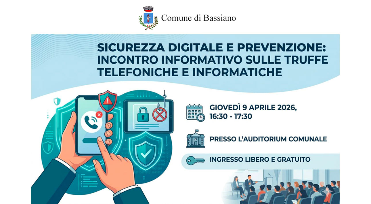 Cover evento truffa Bassiano